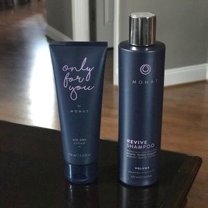 New Monat Revive shampoo & air dry cream, sealed